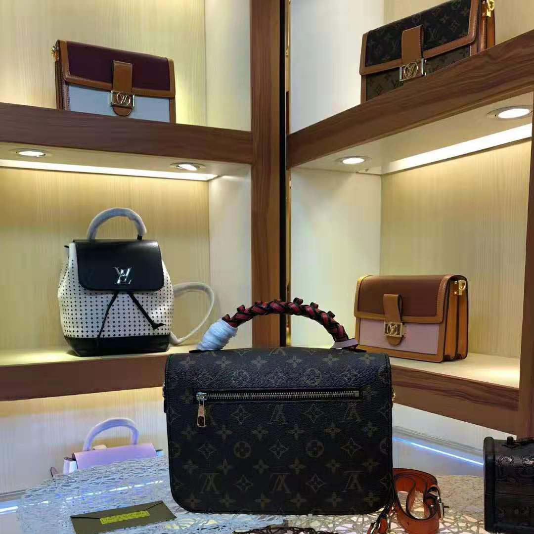 Louis Vuitton LV Women Pochette Métis Bag in Monogram Coated Canvas-Brown