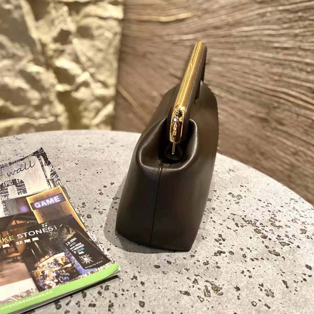 Fendi Women First Medium Nappa Leather Bag-Maroon