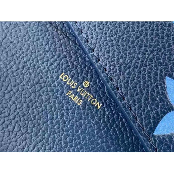 Louis Vuitton LV Women Félicie Pochette Gradient Blue Monogram Grained Cowhide Leather