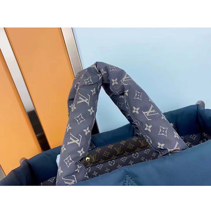 Louis Vuitton LV Unisex OnTheGo MM Tote Black Recycled Nylon Econyl