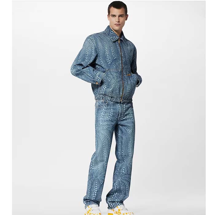 Louis Vuitton LV Unisex LV x YK LV Trainer Sneaker Yellow Calf Leather Rubber