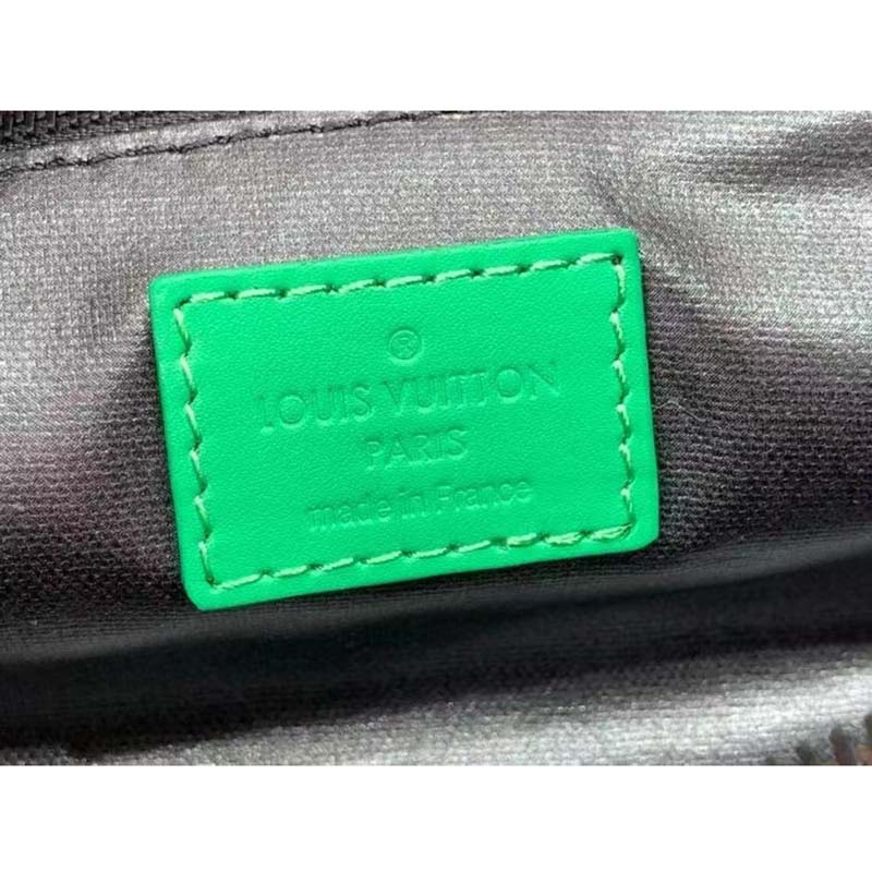 Louis Vuitton LV Unisex Dopp Kit Toilet Pouch Monogram Macassar Coated Canvas