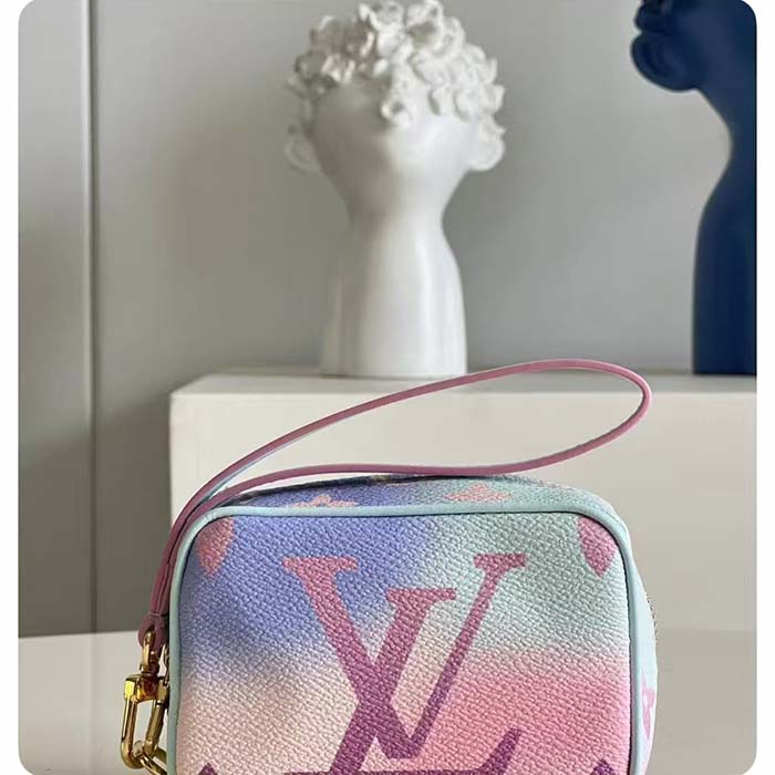 Louis Vuitton LV Women Wapity Case Sunrise Pastel Monogram Coated Canvas