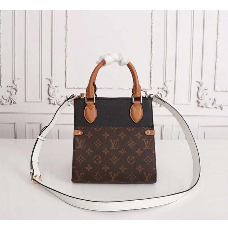 Louis Vuitton LV Women Fold Tote MM Monogram Canvas Calfskin Leather