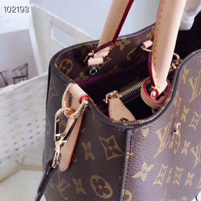 Louis Vuitton LV Women Montaigne BB Bag in Iconic Monogram Canvas-Brown