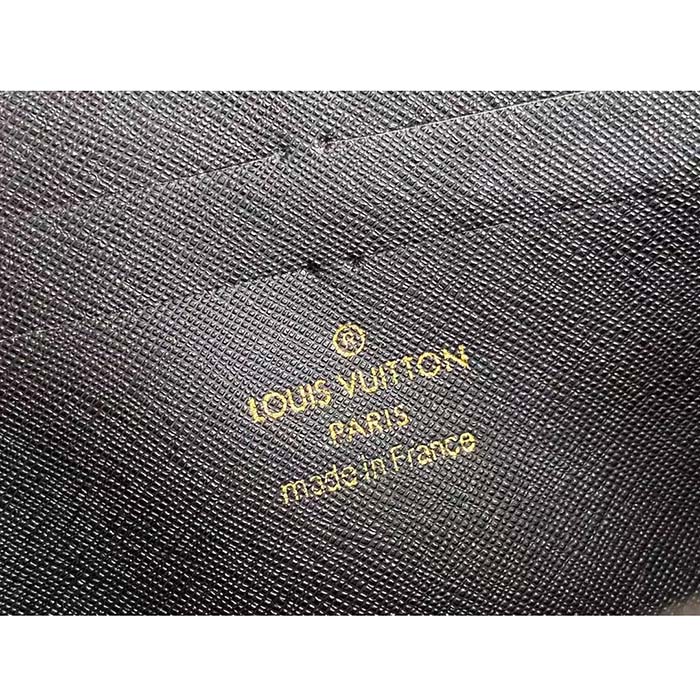 Louis Vuitton Women LV Twist Belt Chain Pouch Black Epi Grained Cowhide Leather