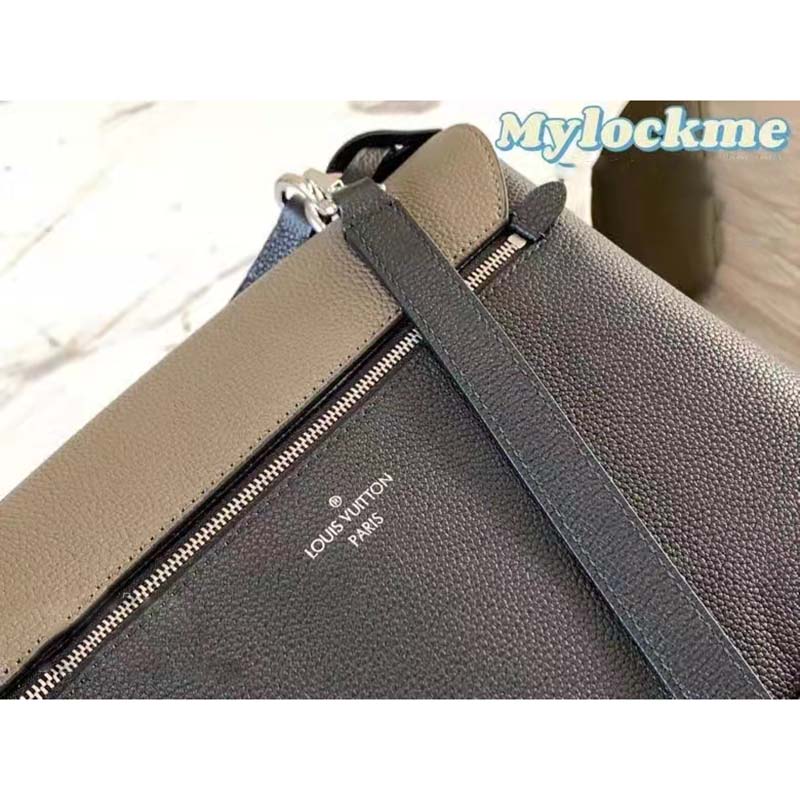 Louis Vuitton LV Women Mylockme Chain Bag Smokey Brown Soft Grained Calfskin