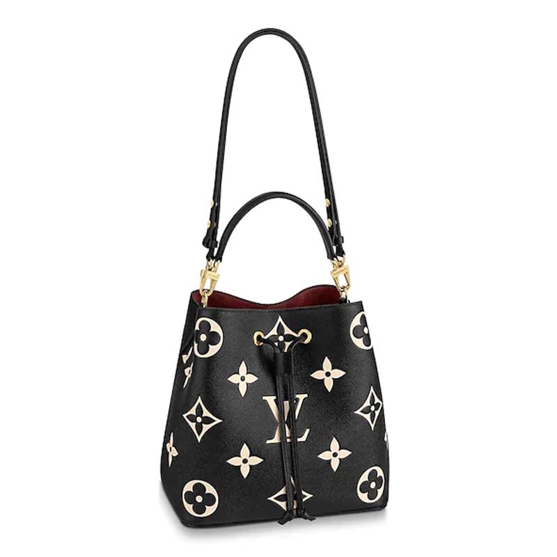 Louis Vuitton LV Women NéoNoé MM Bucket Bag Embossed Grained Cowhide Leather