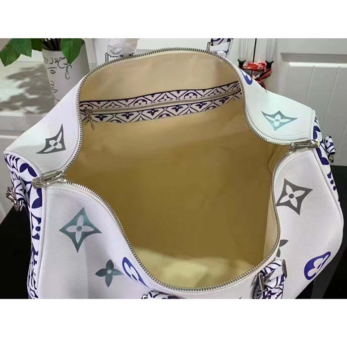 Louis Vuitton LV Unisex Keepall Bandoulière 45 Monogram Coated Canvas Textile Lining