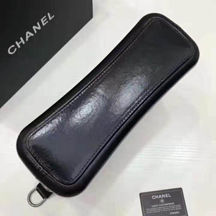 Chanel Women Chanel’s Gabrielle Large Hobo Bag in Aged Calfskin Leather-Black