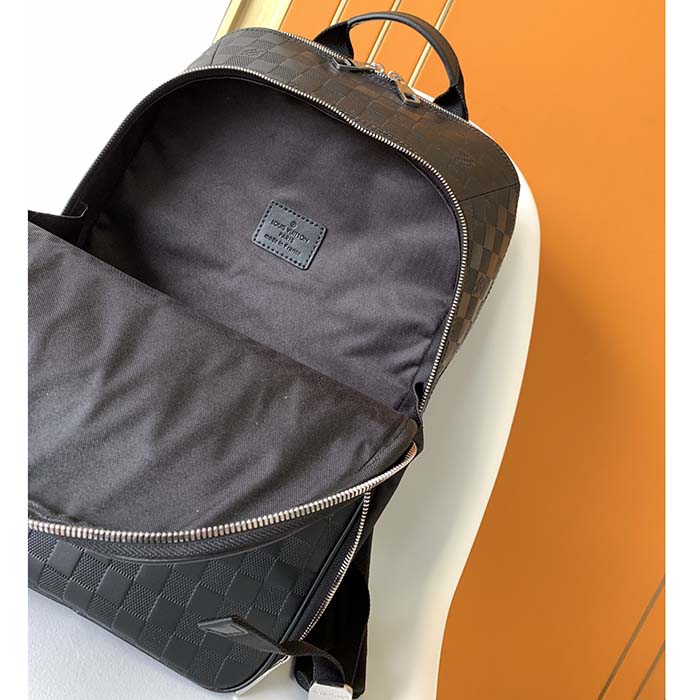 Louis Vuitton LV Unisex Michael Backpack Nv2 Black Damier Infini Onyx Cowhide Leather