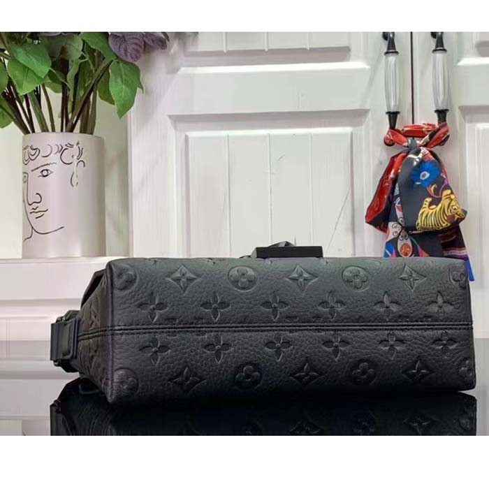 Louis Vuitton LV Unisex S-Cape Messenger Taurillon Monogram Embossed Cowhide Leather