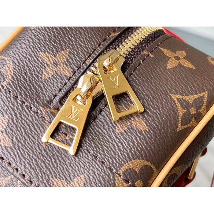 Louis Vuitton LV Women Cité Handbag Monogram Coated Canvas Cowhide Leather