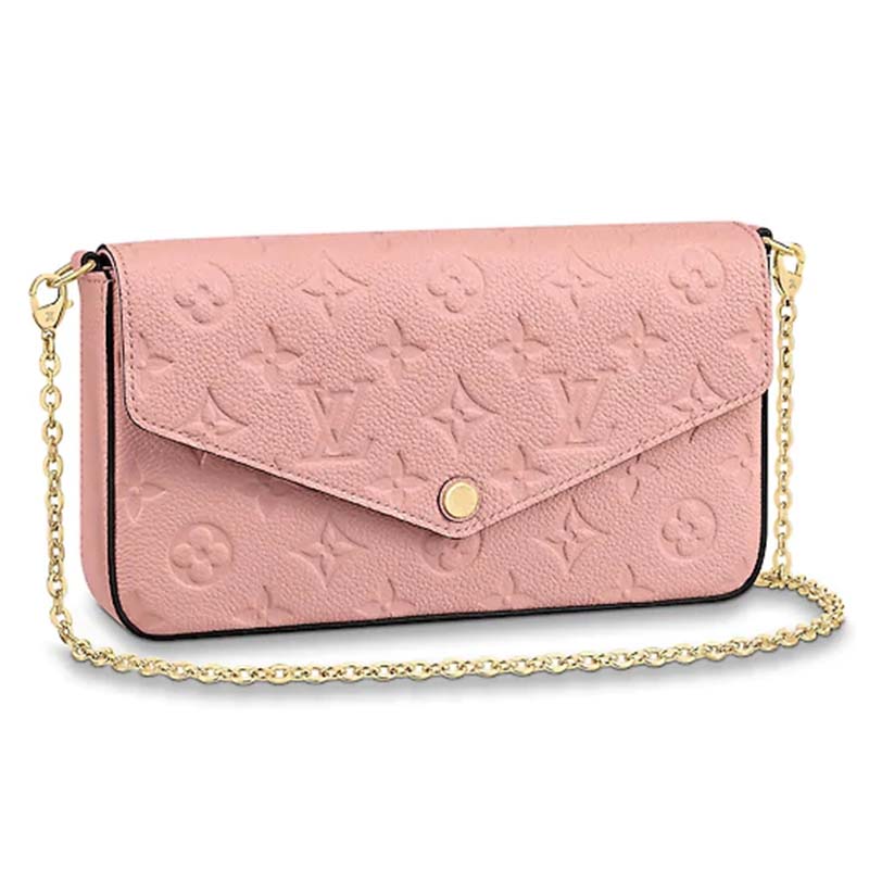 Louis Vuitton LV Women Félicie Pochette Bag in Monogram Empreinte Leather