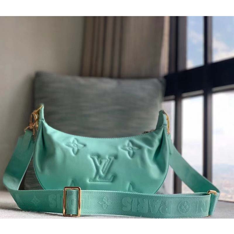 Louis Vuitton LV Women Over The Moon Vert D’Eau Green Quilted Embroidered Calf