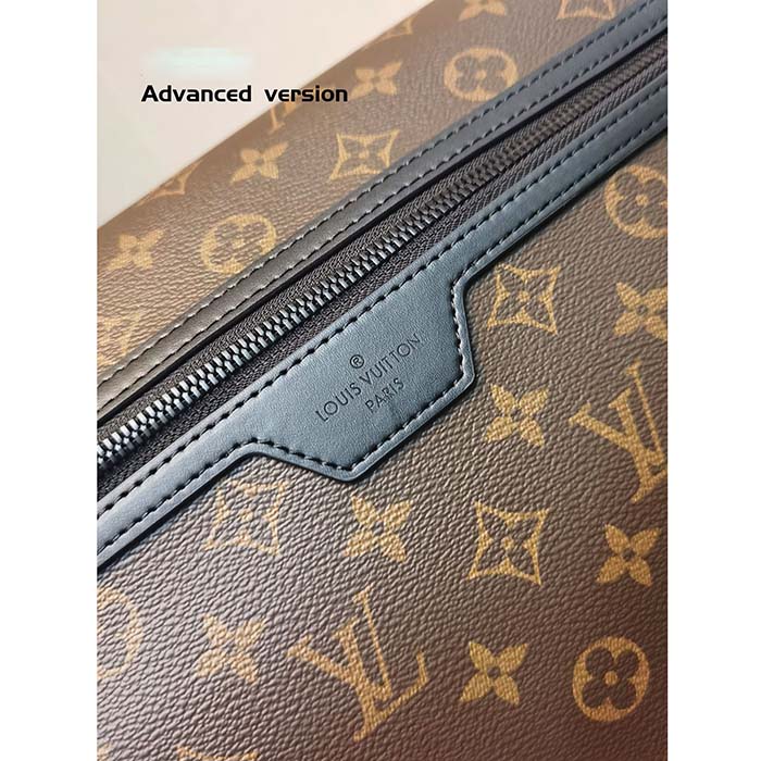 Louis Vuitton LV Unisex Archy Messenger GM Bag Monogram Macassar Coated Canvas