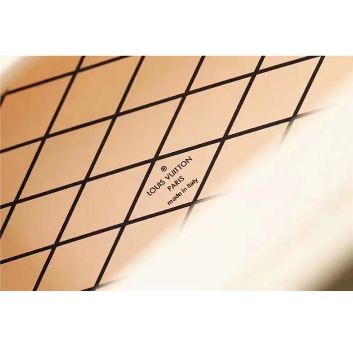 Louis Vuitton Women Petite Malle Beige Monogram Coated Canvas Cowhide Leather Sheepskin