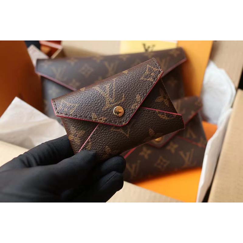 Louis Vuitton LV Unisex Kirigami Pochette Brown Monogram Coated Canvas Cowhide Leather