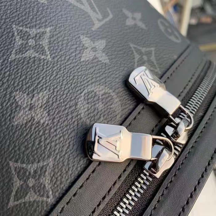 Louis Vuitton LV Unisex Discovery Backpack PM Monogram Eclipse Coated Canvas Cowhide Leather