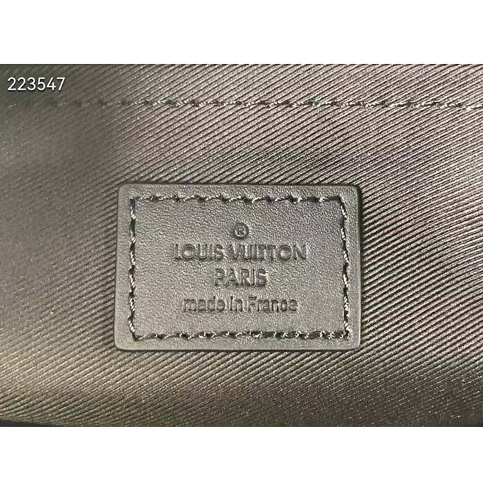 Louis Vuitton LV Unisex S Lock Messenger Brown Radiant Sun Monogram Macassar Coated Canvas