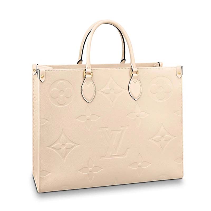 Louis Vuitton LV Women Onthego GM Tote in Monogram Empreinte Giant