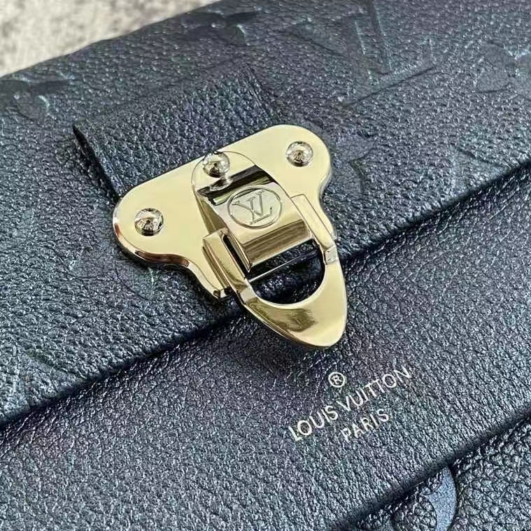 Louis Vuitton Women Vavin BB Blue Embossed Supple Grained Cowhide Leather