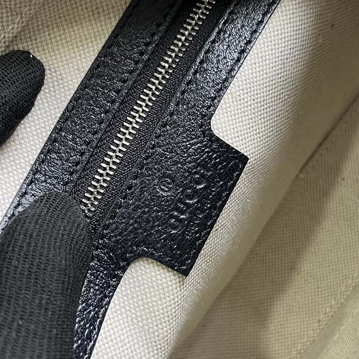 Gucci Unisex Ophidia GG Shoulder Bag Blue Black GG Supreme Canvas Double G