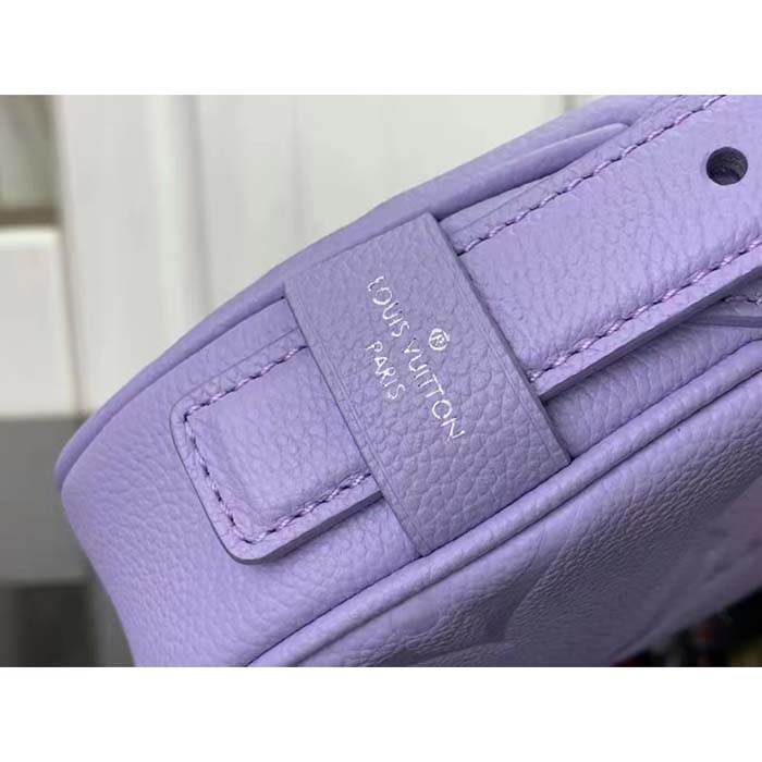 Louis Vuitton LV Women Mini Moon Purple Monogram Empreinte Embossed Supple Grained Cowhide Leather
