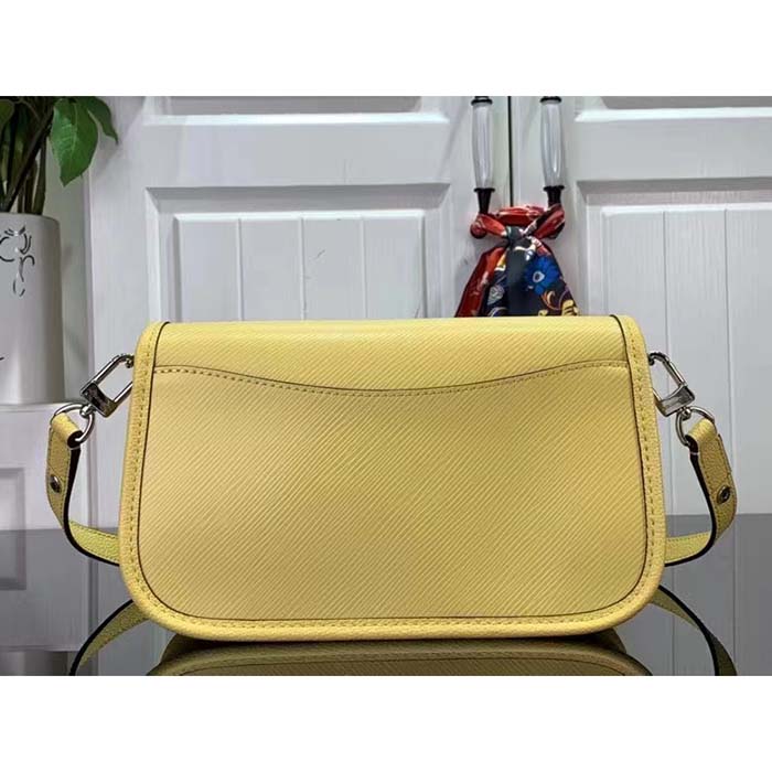 Louis Vuitton LV Women Buci Crossbody Yellow Epi Grained Cowhide Leather