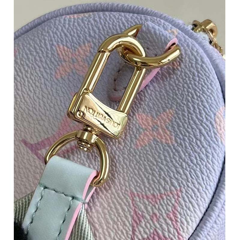 Louis Vuitton LV Women Papillon BB Handbag Sunrise Pastel Monogram Coated Canvas