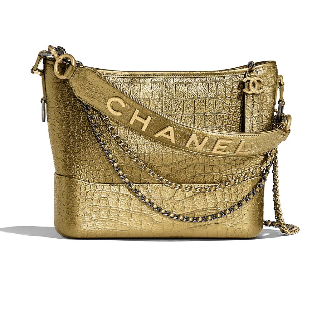 Chanel Women Chanel’s Gabrielle Large Hobo Bag-Gold