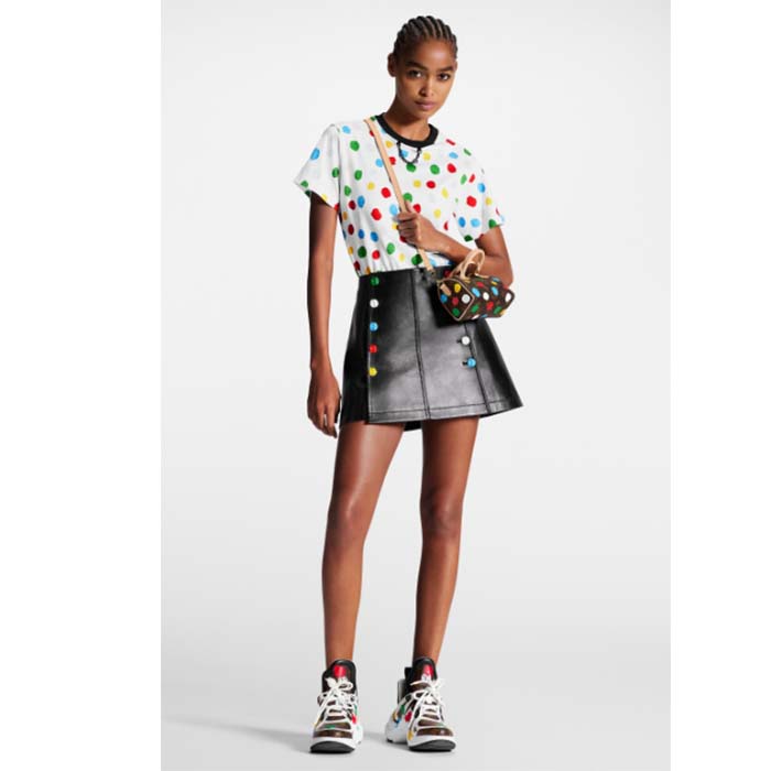 Louis Vuitton Unisex LV x YK Archlight Sneaker Cacao Brown Patent Monogram Canvas Calf Leather