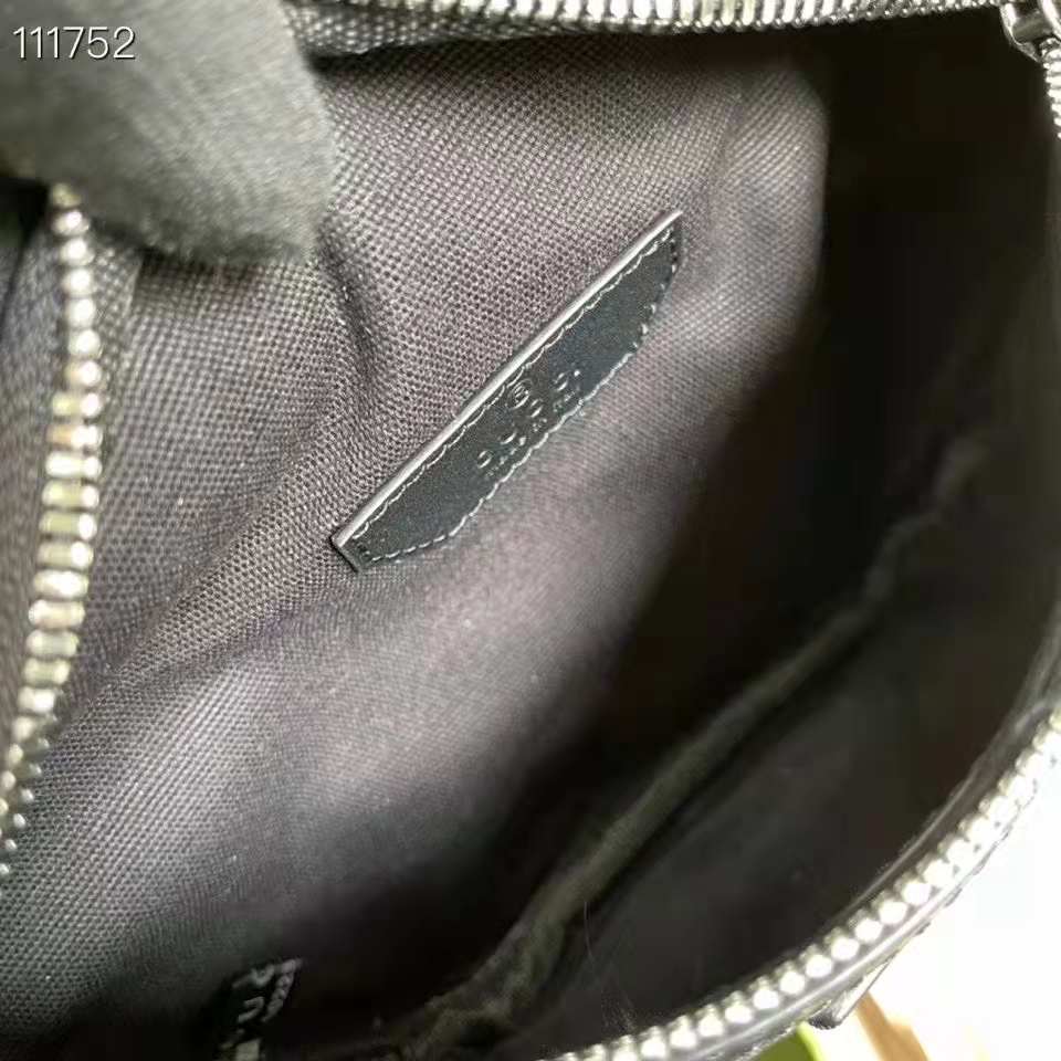 Gucci Unisex Gucci Bestiary Belt Bag Bees Black GG Supreme Canvas