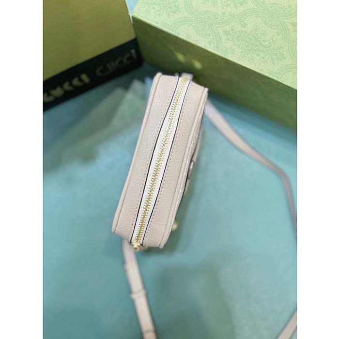 Gucci GG Women Ophidia GG Mini Bag Beige Ebony GG Supreme Canvas