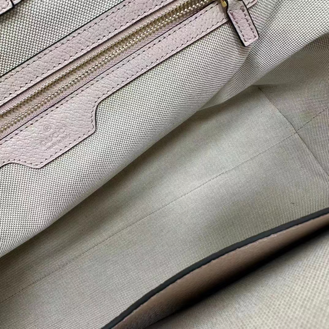 Gucci Unisex Ophidia Jumbo GG Medium Tote Beige Lilac Double G