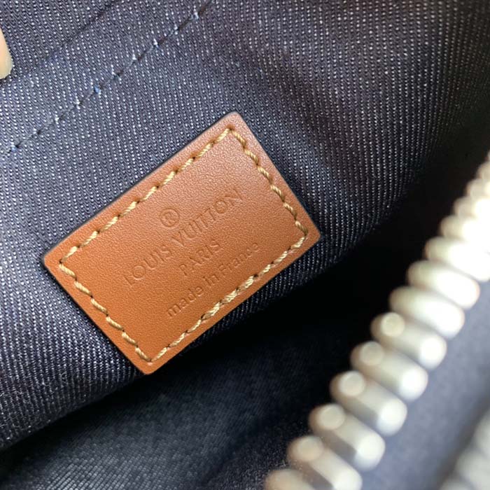 Louis Vuitton LV Unisex Christopher Wearable Wallet Blue Monogram Coated Canvas