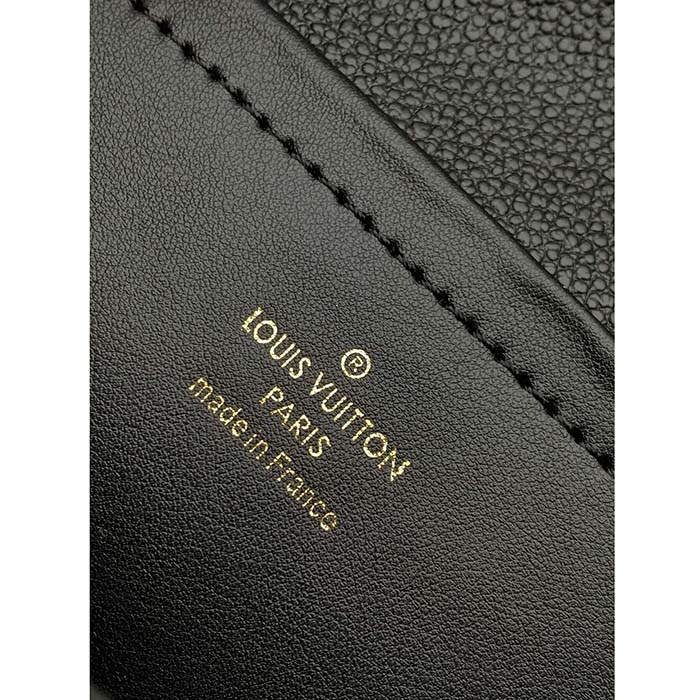 Louis Vuitton LV Women Marceau Black Embossed Grained Cowhide Leather