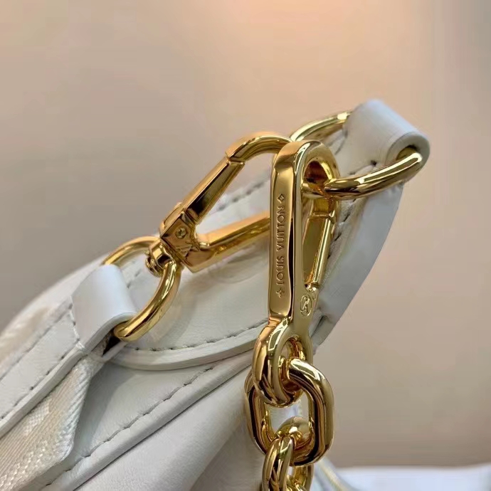 Louis Vuitton LV Women Over The Moon White Quilted Embroidered Smooth Calf Leather