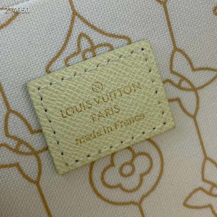 Louis Vuitton LV Women Félicie Pochette Damier Azur Coated Canvas Cotton