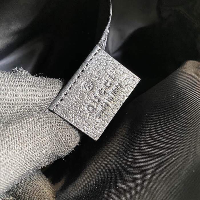 Gucci Unisex GG Off The Grid Sling Backpack Black GG Nylon