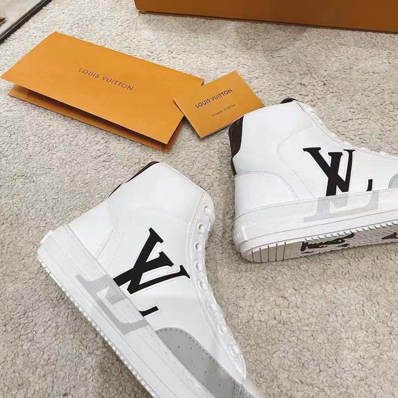 Louis Vuitton Unisex Charlie Sneaker Cacao Brown Mix Recycled Bio-Based Materials