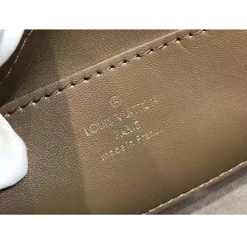 Louis Vuitton LV Women Twist One Handle BB Handbag Greige Grey Taurillon