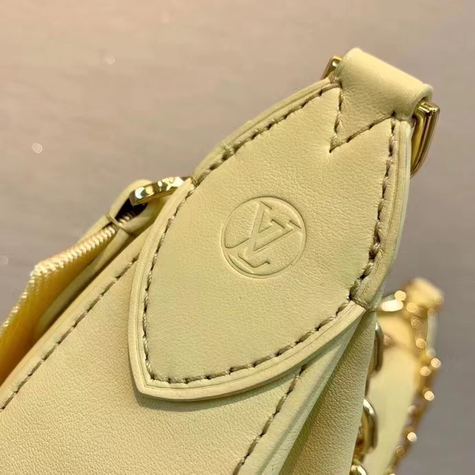 Louis Vuitton LV Women Over The Moon Yellow Quilted Embroidered Smooth Calf Leather