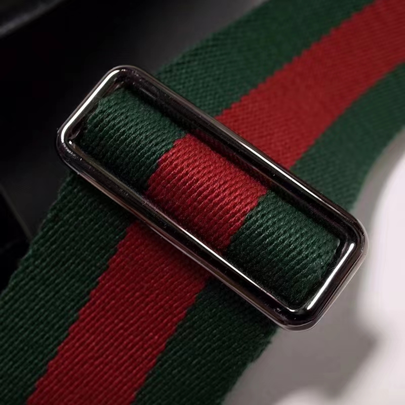 Gucci Women GG Bamboo 1947 Small Top Handle Bag Black Leather Bamboo Hardware