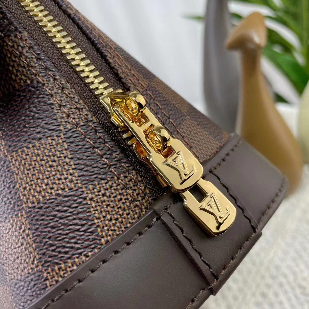 Louis Vuitton LV Women Braided Alma BB Brown Damier Ebene Coated Canvas