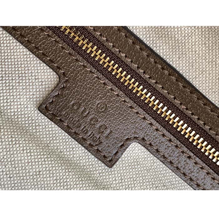 Gucci GG Women Ophidia Medium GG Top Handle Bag Beige Ebony Supreme