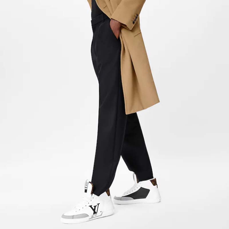 Louis Vuitton Unisex Charlie Sneaker Boot Cacao Brown Mix Recycled Bio-Based Materials