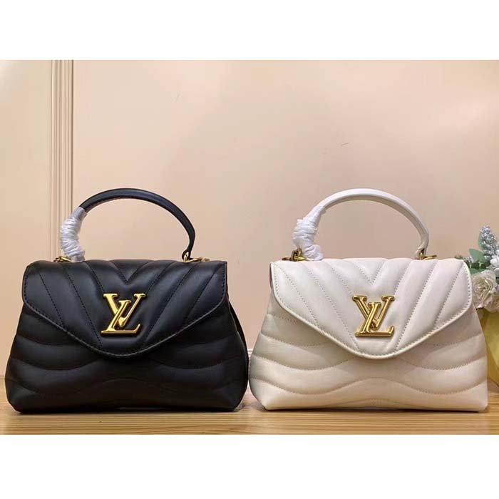 Louis Vuitton LV Women Hold Me Top-Handle Bag Beige Smooth Cowhide Leather