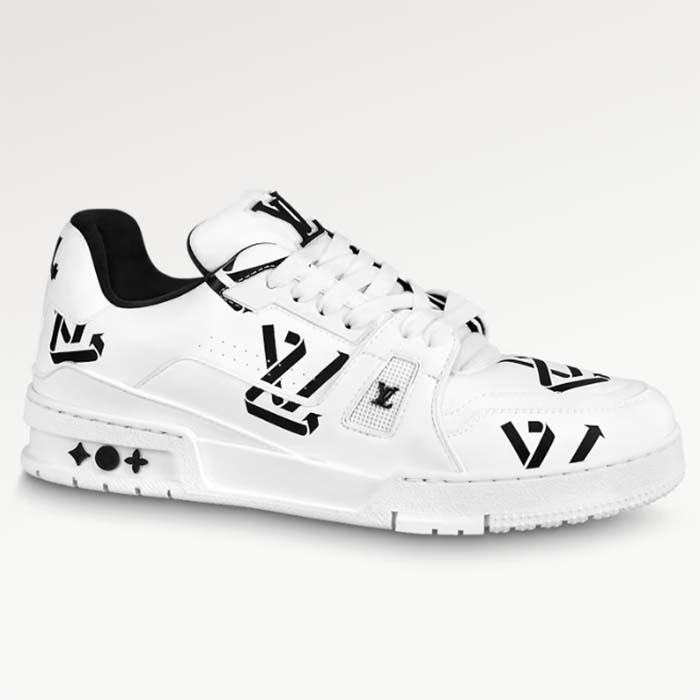 Louis Vuitton Unisex LV Trainer Sneaker Black Mix Sustainable Materials Recycled Polyester
