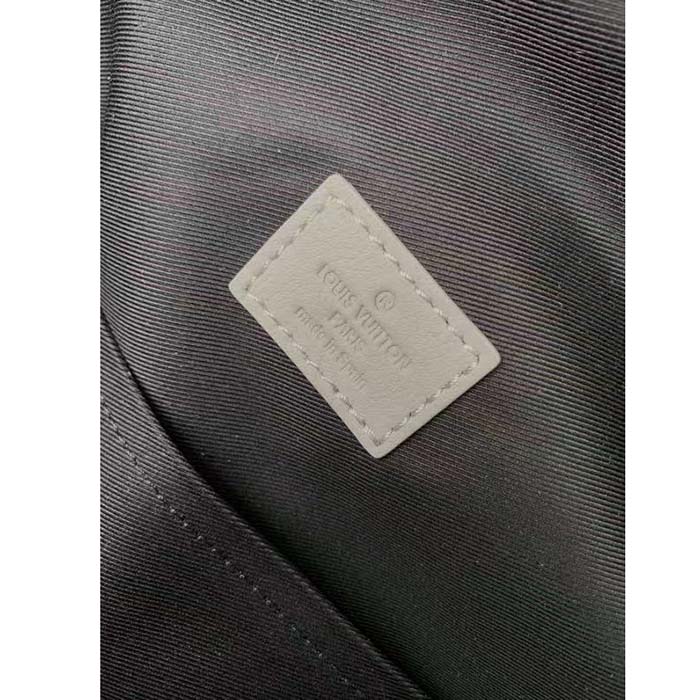 Louis Vuitton LV Unisex Discovery Backpack Anthracite Gray Calf Leather Cowhide Double Zip